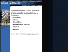 Tablet Screenshot of galbreath-law.com